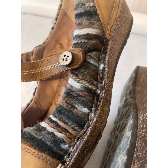 Aetrex Janine Sweater Leather Mary Jane Size US 7.5. EU 38 - Picture 9 of 10